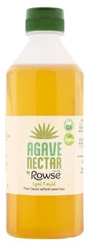 Agave by Rowse Squeezy, 620g | Serves as a natural plant-based sweetener that dissolves easily in drinks and works as a versatile honey alternative.
