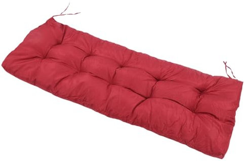 Plyisty Benchkissen, 2 -Seerer -Swing Kissen Fixiergurte für Outdoor (Kastanienbraun)