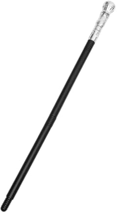 Fiocias Bastone di Halloween Prop King a tema costume accessorio per feste carnevali, argento