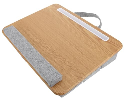 Gogogmee Table Bureau Pliable pour Ordinateur Portable Bureau de Lit Pliable avec Coussin Isolant Structure Ergonomique pour Étudiant et Travail Chambre Portable et Léger