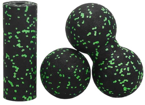 3 Stück Faszienball Set,Faszienrolle Klein & Erdnuss Faszienball,Für Osteopressur Massage & Faszientraining, Linderung Von Rücken Muskelschmerzen Verspannungen