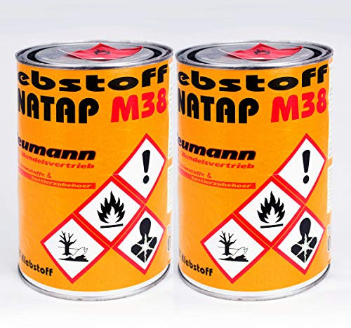 2 x Kontaktkleber, Universalkleber BONATAP Kleber Leder, Polsterkleber 0,8kg