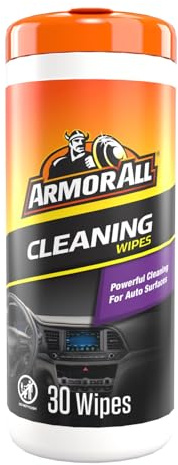 Armor All Auto-Reinigungstücher für den Innenbereich, Autotücher für Schmutz und Staub, 30 Stück