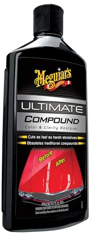 Meguiar'S Ultimate Compound-Kratzer, kann von Hand oder in der Maschine verwendet werden, 430 ml.