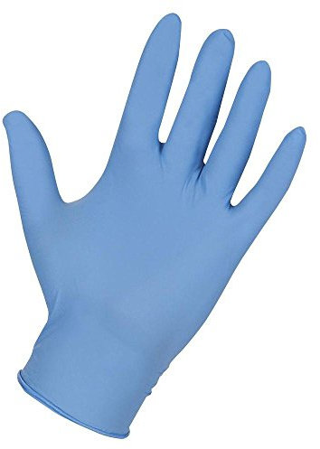 1000 x Powder Free Disposable Vinyl Gloves (Blue) - Medium / Large / X-Large (LARGE)