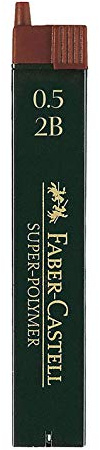Faber-Castell Feinminen im Etui (,5 mm 2B)