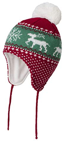 YAMEE barn mössa baby varm vintermössa pojkar flickor småbarn öronlap beanie stickad mössa varm höst vintermössa mössa huvudmössa med öronskydd