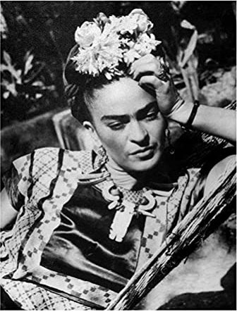 Vintage Leinwanddruck Schwarzweiss-Kunst Frau Frida Kahlo Echte Fotografie Foto Poster Bild Wandkunst Ungerahmte Gemälde Für Southwest Home Decor,50 * 70cm
