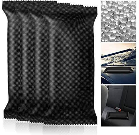 Boadw 4 x 500 g, deumidificatore per auto, ricaricabile, per microonde, ad azione rapida, per auto, cantina, garage, camper, rimozione dell'umidità