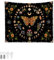 JANDH Tapisserie Murales, Tenture Murale Papillon, 150 x 100 cm Tapisserie Murale Tissu, pour la Décoration de Chambre à Coucher, Décorations Murales, Art Mural, Nappes