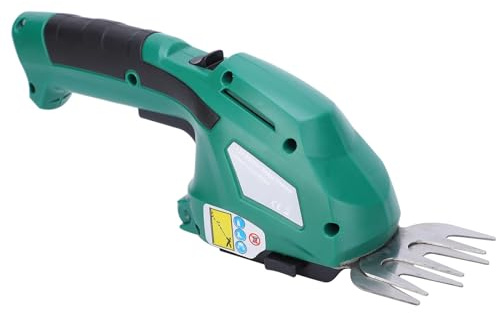 Elektrischer Gartenschneider, Elektrische Heckenschere, 2-in-1-Akku-Grasschere und Heckenschere, Hand-Heckenschere für den Garten, Elektrische Heckenscheren