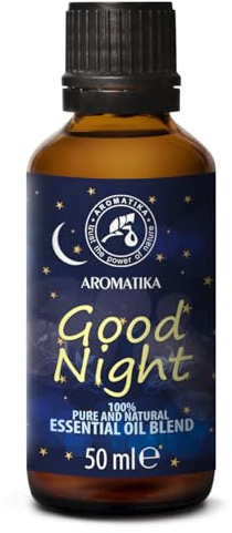 Duftmischung Gute Nacht 50 ml - Ätherisches Muskatellersalbeiöl & Lavendelöl - Natürliches ätherisches Öl für Aromadiffusoren - für Duftlampen - Raumduft - Aromatherapie