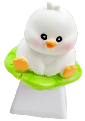 Playful 3D Duck Key Cap Oem Height Mechanical Keyboard ABS Key Cap Typing Experience for Users