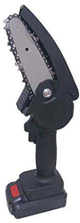 Motosega Portatile Portatile da 4 Pollici, Motosega elettrica Portatile con Motore brushless agli ioni di Litio per Il Taglio di Rami di Alberi e Legna