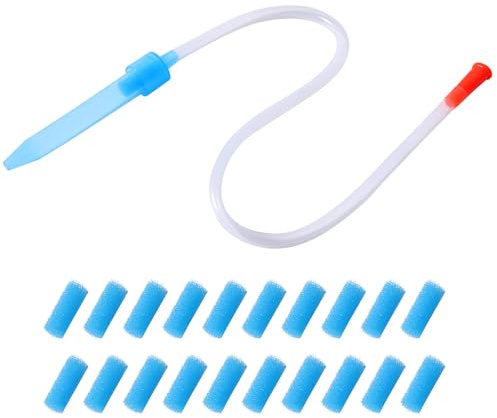 PewinGo Nasal Aspirator for Baby with 20 Hygiene Filters, Reusable Infant Nose Cleaner, Easy to Use and Clean, 0+Newborn