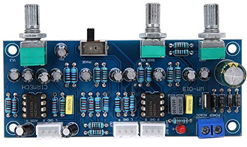 2.1 Channel Preamp Board - Low Pass Filter Subwoofer PCB - Hi-Fi Low Pass Circuit Board for Enhanced Bass o Quality