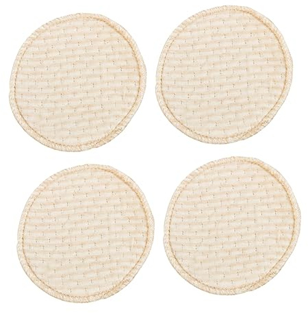 Toyvian 4stücke Baumwolle Brustmatte Saugfähig Stillinlage Milch Pads Waschbar Brust Pad Krankenschwester Matte Für Stillende