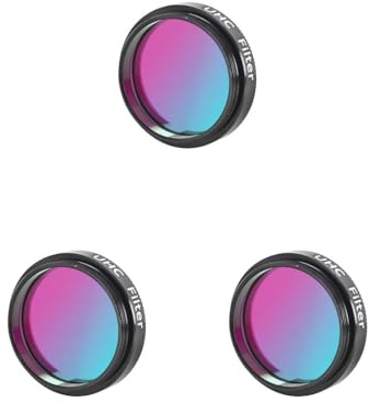 3 set 1.25 Uhc Filtro di riduzione dell'inquinamento luminoso Filtro ad alto contrasto