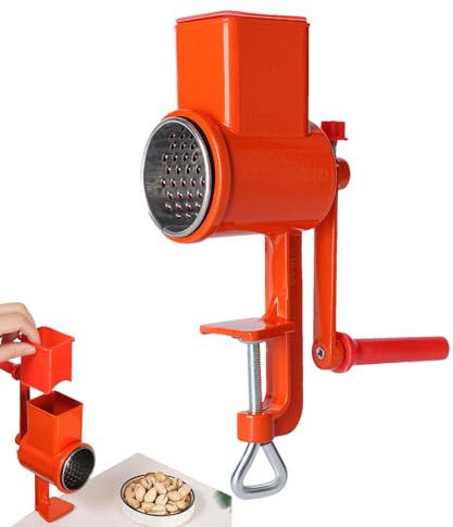 Rallador De Queso, Molinillo De Grano,Molinillo de Café Manual Aleación De Aluminio | Trituradora De Queso, Molinillo Rotatorio Portátil, Molinillo De Nueces, Artilugios De Cocina Para Cocina Casera
