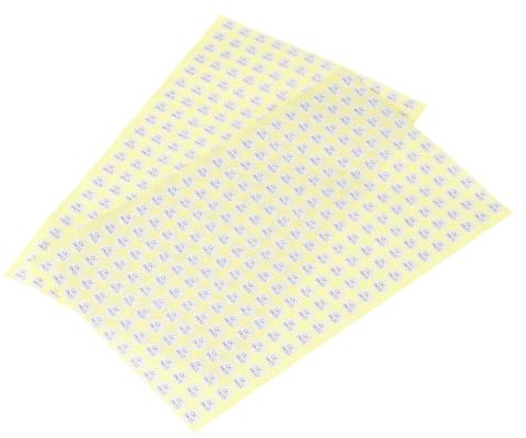 QUARKZMAN självhäftande etiketter 10 mm QC PASS Mark runda klistermärken manipulationssäkra klistermärken för industriartiklar vit förpackning med 500