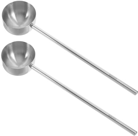 Cabilock 2pièces Louche à Eau Acier Inoxydable Cuillère De Service Pour Cuisine Petite Louche à Sauce Pour Verser Eau Ustensile Pour Maison Restaurant