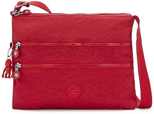 Kipling ALVAR Mittelgroße Umhängetasche, Red Rouge (Rot)