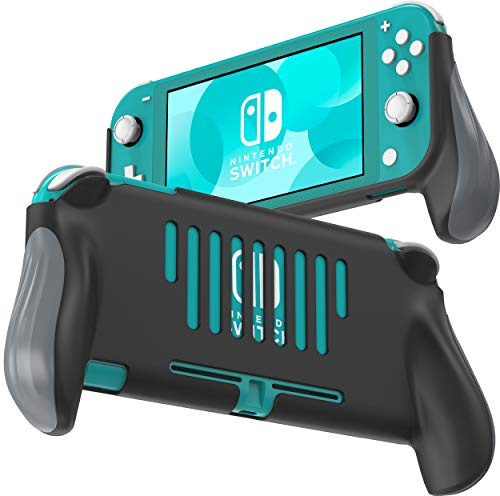 Coque de Protection Ergonomique pour Nintendo Switch Lite, JUSPRO - Confortable - pour Jeux vidéo - Accessoires compatibles avec Nintendo Switch Lite