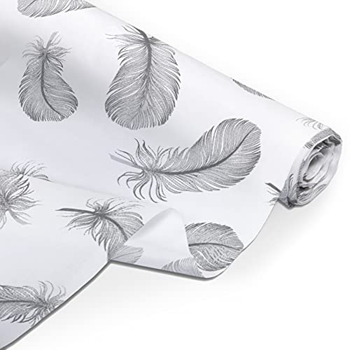 Amilian Baumwollstoff Meterware, Stoffe, Stoffreste, Stoffpaket: ca. 160 cm x 200 cm, zum Nähen, für Patchwork 100% Baumwolle DIY Baumwollstoff, Baumwolltuch, Nähstoffe, Daune Grau