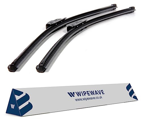 WipeWave Windscreen Wiper Blades for BMW 3 Series 1991-1998 Hatchback, Saloon, Coupe, Convertible, Estate, 21 20 FRONT U-Hook Enhanced Clarity, Quick Installation, Easy Replacement