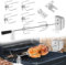 Suusolny 107 cm Edelstahl Grillspieß Set für Gasgrill Grillspieß mit 4X Fleischnadeln Universal Einsetzbar Motor Elektrischer 220V - 240V Drehspiess Rotisserie Kit für Rotisserie und Gasgrill