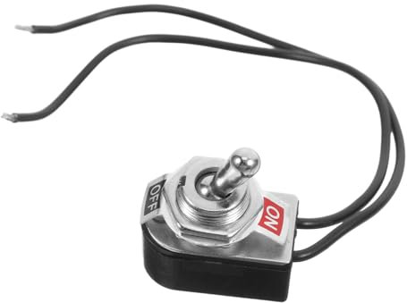 Uonlytech 1pezzi Toggle Rocker Interruttore Compatto Con Cavo Per Auto Da Installare e Resistente