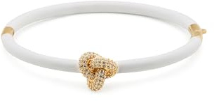 kate spade new york Double Knot Pave Hinged Bangle