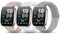 SenMore 3 Pieces Nylon Strap Compatible with Amazfit Bip 6/Bip 5/Amazfit Cheetah/Amazfit Cheetah Pro/Amazfit Balance, 22 mm Sport Replacement Bracelet for Amazfit Bip 6/5.(No Host)