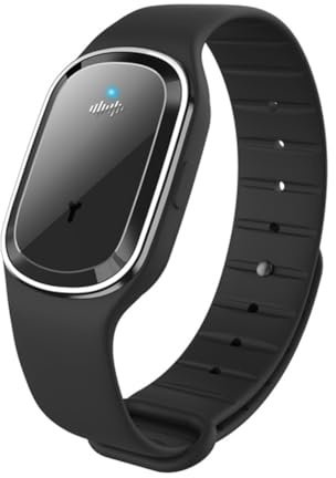 Pulsera antimosquito ultrasónica Firorky Repellida de silicona impermeable (negro)