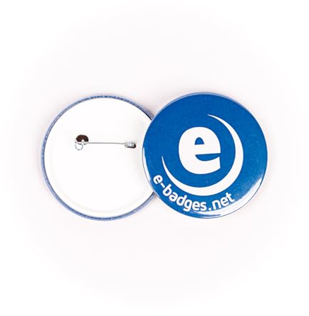 Enterprise Products - Badges avec épingle de sûreté - 250 pièces - 38mm