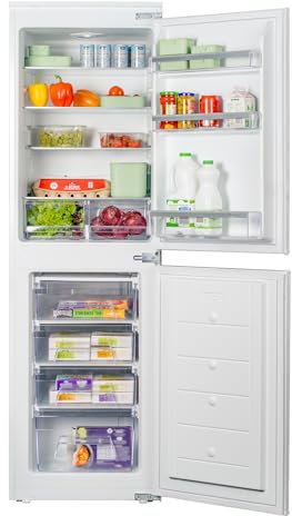 SIA AMZRFI105 50/50 Split Built In Integrated 240L Fridge Freezer With Sliding Fittings