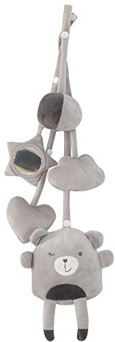 roba Spielset 'Lil Cutie Sammy' - 5 Spielfiguren zum Anhängen an Spiel- & Montessori Spielbogen - Activity Spielzeug zum Aufhängen - Grau