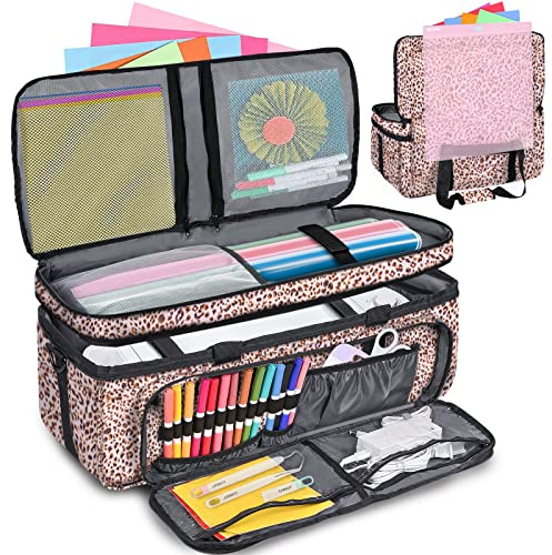 Imagining Tragetasche für Cricut Maker, Cricut-Tasche für Cricut-Maschine mit Abdeckung Kompatibel mit Cricut Explore Air, Air 2, Maker, Maker 3, Organisations- und Aufbewahrungstaschen,