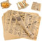 100 Blätter Papierblätter，Lebensmittelverpackungspapier，Burger Papier, Wrap Papier，Fettdichte Papierblätter Lebensmittelkorb Liner，für Burger, Butterbrot, Käse, Pommes，Kuchen，Sandwich，Frites