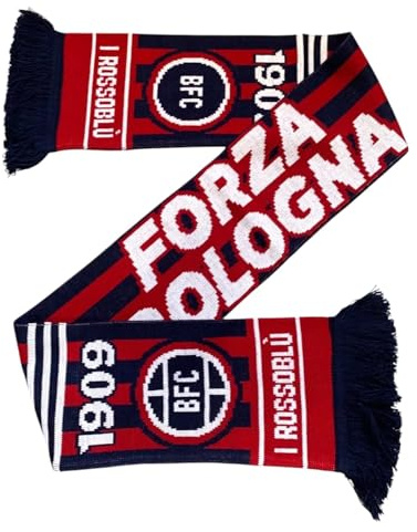 Bologna Fan Schal - Fußball Jaquard Schal Forza Bologna