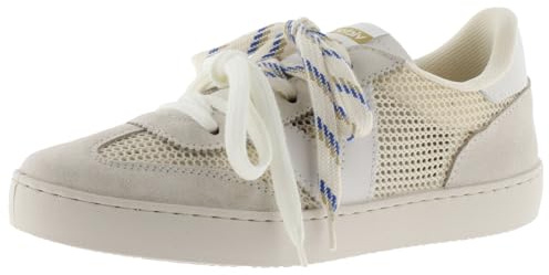 victoria Zapatillas Berlín Ciclista Rejilla & Piezas Serraje Al Tono & Doble Cordón 1126231 para Mujer Beige 37