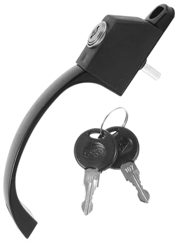 FUTUREORYY Serratura per Finestra in Lega di Alluminio con Maniglia e Chiave Blocco Maniglia Scorrevole per Sostituzione Serratura Finestra Sicurezza Antifurto per Uso Domestico e