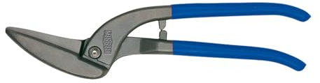 BESSEY Pelikan-Schere D118-350, Gesamtlänge 350 mm, Schnittlänge 65 mm, Griff PVC-getaucht, für lange gerade und durchlaufende Schnitte, Gewicht 0,80 Kg