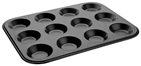 Vogue Non Stick Mini Muffin Tray 12 Cup - 315x238x14mm 12 1/2x9 1/4x0 1/2 | Delivers reliable everyday performance for busy commercial kitchens, providing an imperial option for professional bakers.