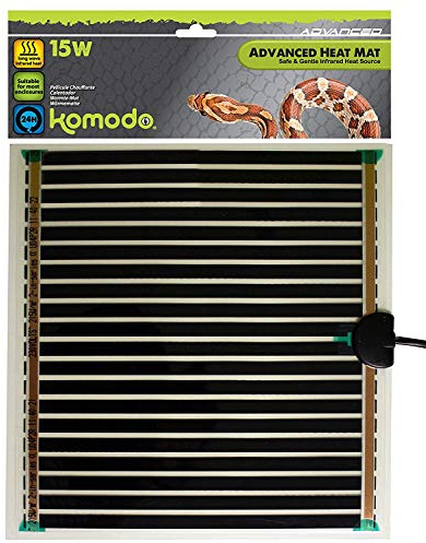 Komodo Advanced Tapis Chauffant pour Reptile/Amphibien 15 W 276 x 274 mm