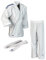 adidas Kinder Judo Anzug Evolution (inkl. Gürtel), Weiß (Brilliant white), 100/110, J250E