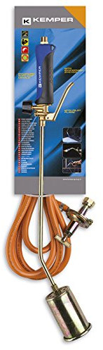 Kemper 121960MT5R Cannello a Leva con Fiamma Pilota/Economizzatore, Beccuccio Diametro 60, Tubo da 5 mt
