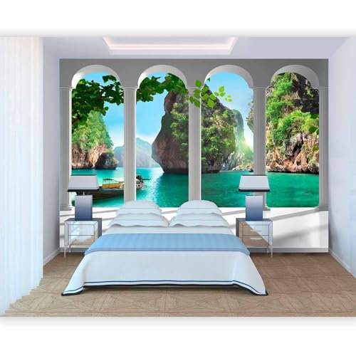 murando Fotomurales 300x210 cm XXL Papel pintado tejido no tejido Decoración de Pared decorativos Murales moderna de Diseno Fotográfico - Naturaleza Paisaje Mar 10110903-13