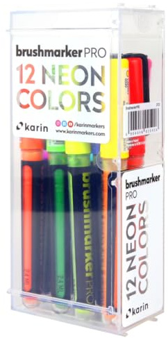 KARIN Brushmarker PRO Neon Colors Set