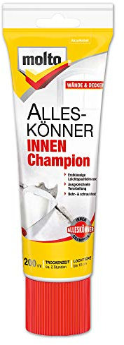 Molto Alleskönner Innen Champion, Premium-Leichtspachtelmasse, 200 ml